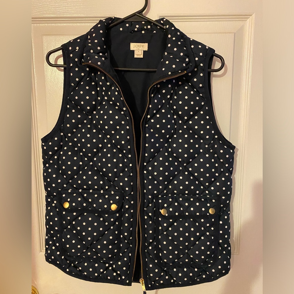 Jcrew Factory puffer vest, size small, VGUC